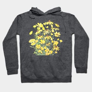 yellow flower field 2020 Hoodie